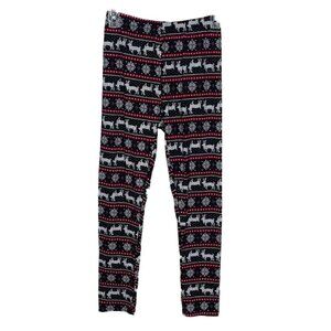 ❤️ 🆕 JUST ONE Girls Christmas Pants Size L